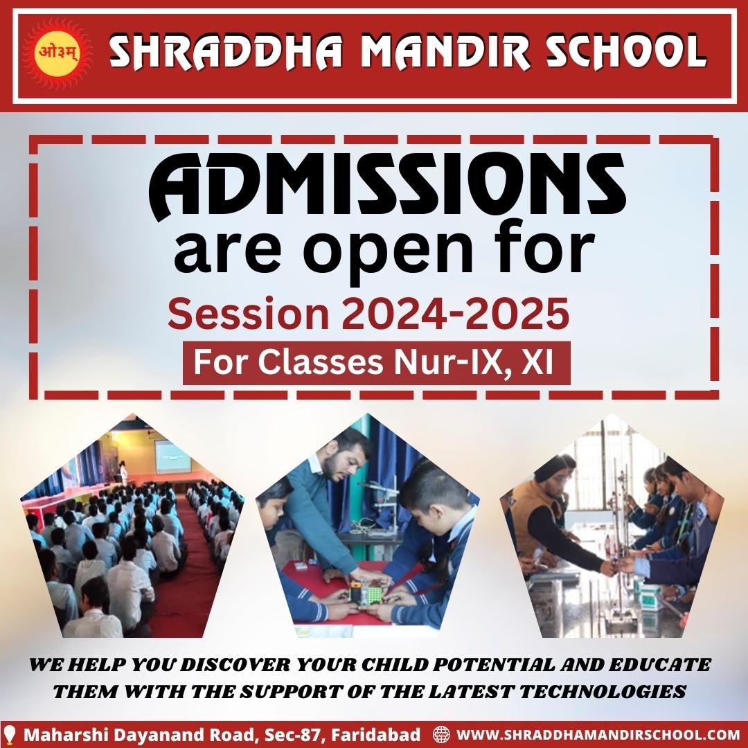 shradhha-mandir school admission open